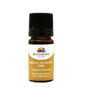 AromaColor Therapy Oro - Olio Essenziale di Citronella 5ml.